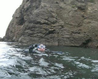 Aprendiendo a bucear